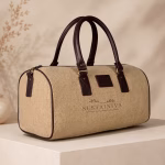Jute duffle bag