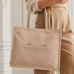 Natural Jute Tote Bag
