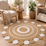 3ft Jute Floor Rugs/Mat