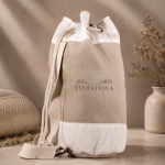 Drawstring duffle backpack